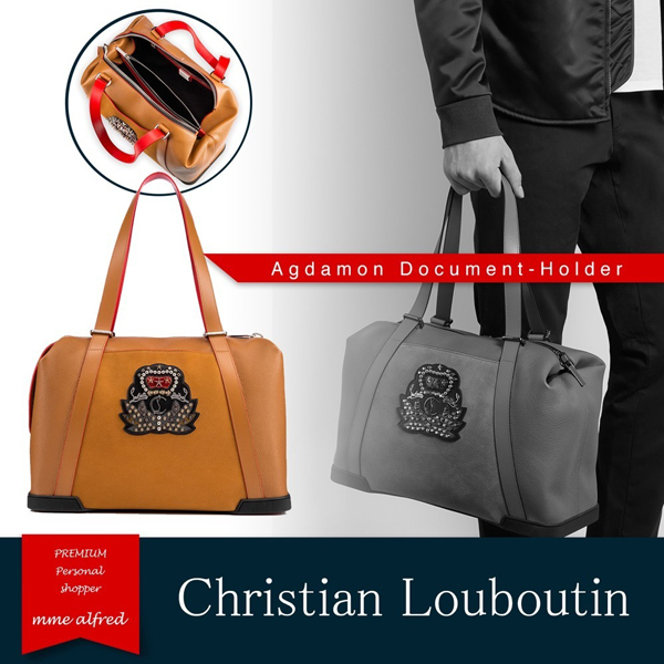 ChristianLouboutin/ルブタン スーパーコピー★agdamonエンブレムボストンバッグ 1175020C244